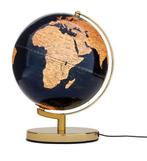 Wereldbol Tafelmodel Terra Aurum Light 25cm, Huis en Inrichting, Woonaccessoires | Wereldbollen, Verzenden, Verlicht, Nieuw