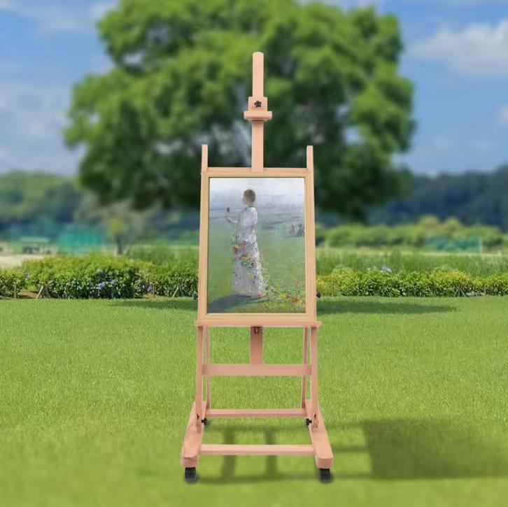 Professionele H-Frame Schilderezel van Beukenhout, Hobby en Vrije tijd, Schilderen, Nieuw, Verzenden