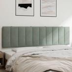 vidaXL Hoofdbordkussen Hanko 180 cm fluweel lichtgrijs, Huis en Inrichting, Slaapkamer | Bedden, Verzenden, Nieuw