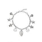 Lascana Enkelkettinkje met hanger Zeester, schelp,, Sieraden, Tassen en Uiterlijk, Enkelbandjes en Enkelkettinkjes, Verzenden