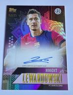 2024/25 Topps UCC Gold Robert Lewandowski 02/25 Gesigneerde, Verzamelen, Stickers, Nieuw