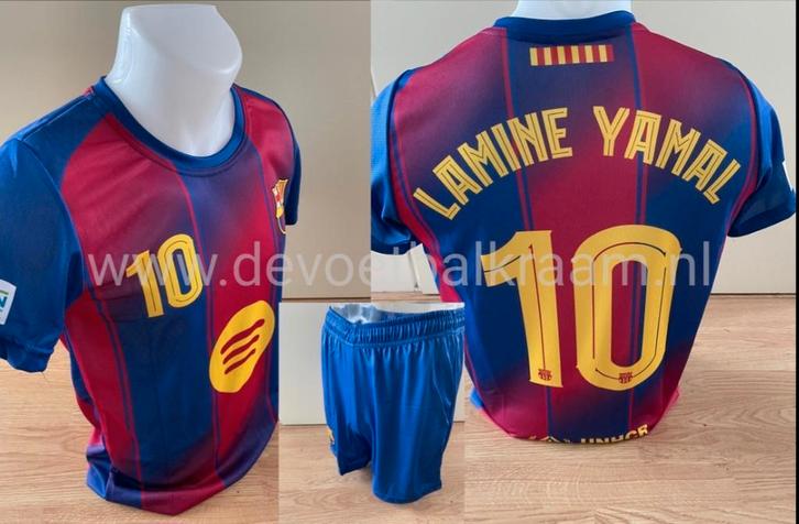lamine yamal nieuwste thuis/uit  voetbaltenue BARCA 2025/26, Kleding | Heren, Truien en Vesten, Rood, Overige maten, Nieuw, Ophalen of Verzenden
