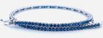 Zonder Minimumprijs - Armband - 18 karaat Witgoud Saffier, Sieraden, Tassen en Uiterlijk, Armbanden, Nieuw