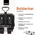 2dekans | Novitaa Bolderkar Opvouwbaar - Sterk Frame -, Caravans en Kamperen, Ophalen of Verzenden, Zo goed als nieuw