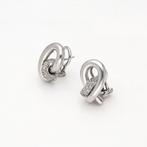 Oorbellen - 18 karaat Witgoud - 0.12ct. tw. Diamant, Sieraden, Tassen en Uiterlijk, Oorbellen, Nieuw