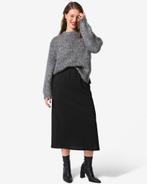 HEMA Damesrok Dewi crinkle zwart, Kleding | Dames, Verzenden, Nieuw
