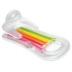 INTEX - luchtbed zwembad - float - 188 x 99 cm - regenboog, Ophalen of Verzenden, Nieuw