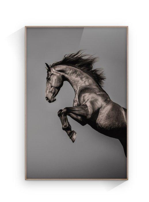 Jorge Omeñaca - Horse attack bronze, Antiek en Kunst, Kunst | Designobjecten