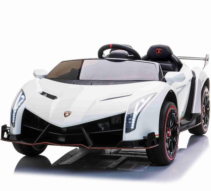 Lamborghini Veneno, 2-persoons elektrische kinderauto met 4, Kinderen en Baby's, Speelgoed | Buiten | Accuvoertuigen, Nieuw, Ophalen of Verzenden