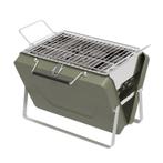 Mini barbecue koffer - Houtskool BBQ - groen - draagbaar..., Nieuw