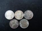 Duitsland, Bondsrepubliek 5 Deutsche Mark 5x 1967/1978, Postzegels en Munten, Munten | Europa | Niet-Euromunten