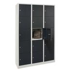 -9% Lockerkast Premium 15-deurs - Grijs - Gratis verzending, Huis en Inrichting, Kasten | Lockerkasten, Verzenden, Nieuw
