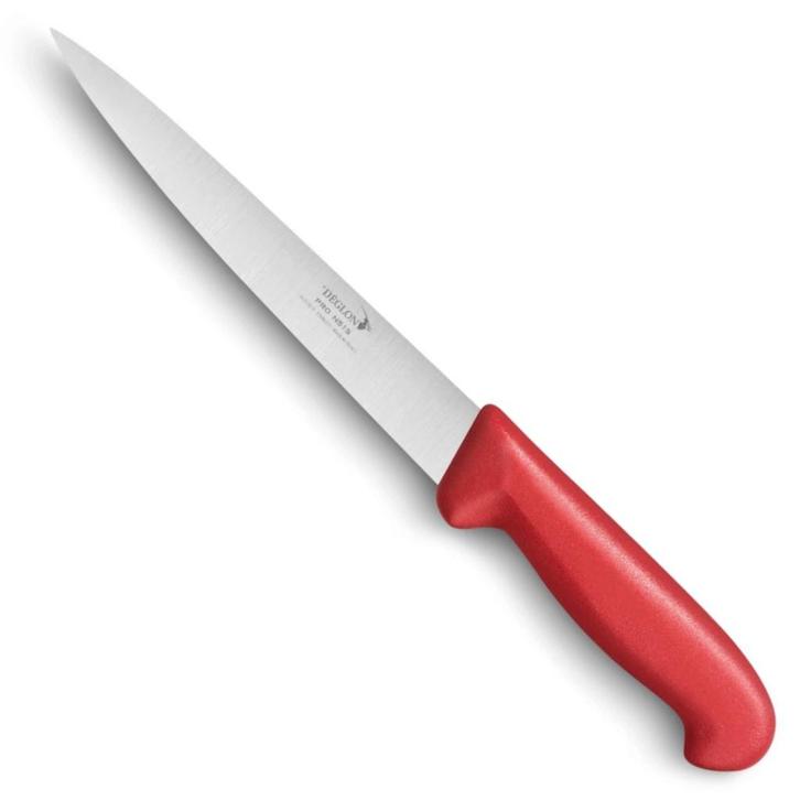 Déglon Uitbeenmes 20 cm – Semi-flexibel – Rood Handvat, Huis en Inrichting, Keuken | Bestek, Los bestek, Nieuw, Overige materialen