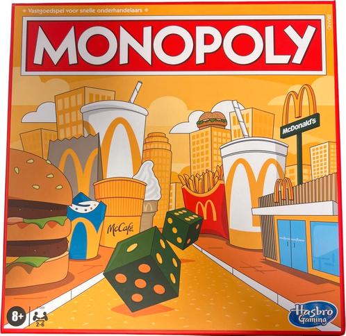 Hashbro Monopoly McDonalds 2024 Bordspel (Nieuw), Hobby en Vrije tijd, Gezelschapsspellen | Bordspellen, Nieuw, Verzenden