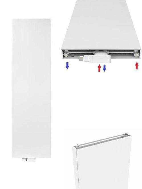 verticale radiator vlak 200 cm ho 60 cm made by stelrad, Doe-het-zelf en Verbouw, Verwarming en Radiatoren, 60 tot 150 cm, 800 watt of meer