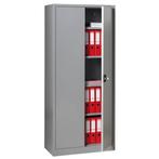 -18% Hoge Metalen Draaideurkast 80x180 - Aluminium, Archief en Opbergen, Verzenden, Nieuw in verpakking, Kast