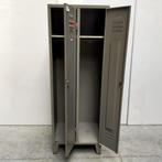 2-deurs retro / vintage metalen lockerkast, Ophalen of Verzenden