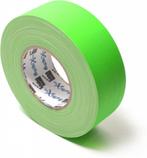 MagTape XTRA Matt Gaffa 50mm x 50m Neon Groen, Doe-het-zelf en Verbouw, Nieuw, Verzenden