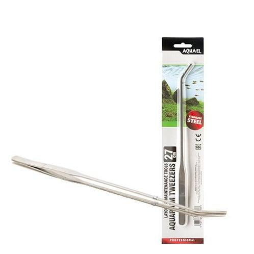 Aquael Plantenpincet curved 27cm (Plantengereedschap), Dieren en Toebehoren, Vissen | Aquaria en Toebehoren, Overige typen, Nieuw