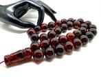Baltisch amber tesbih gebedsketting rozenkrans in kers, 83,7