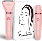 2-in-1 Ladyshave Gezicht - Oksels - Benen - Bikinilijn -, Ophalen of Verzenden, Zo goed als nieuw