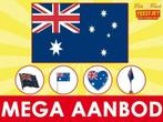 Australische vlaggen - Vlag Australie binnen 24 uur geleverd, Ophalen of Verzenden, Nieuw