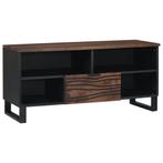 vidaXL TV Kast - 100 x 33,5 x 46 cm, van massief mango hout., Verzenden, Nieuw
