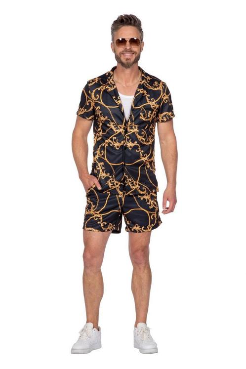 Party outfit Festival Heren Zwart/Goud Stanley, Kleding | Heren, Carnavalskleding en Feestkleding, Nieuw, Ophalen of Verzenden