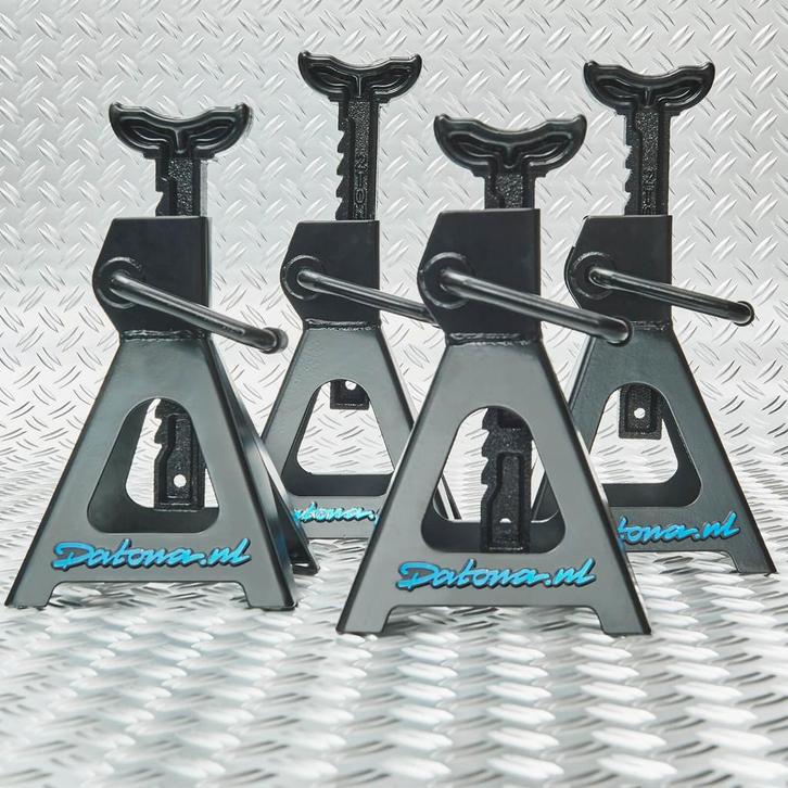 Datona Assteunen autoset 2 ton - 4 stuks - Datona - Zwart, Auto diversen, Krikken, Nieuw, Ophalen of Verzenden