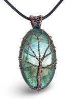 Labradoriet - Tree of Life - 6 cm - Hanger, Verzamelen, Mineralen en Fossielen