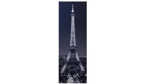 Schilderij Eiffeltoren Strass ZW/W (62609), Huis en Inrichting, Woonaccessoires | Schilderijen, Tekeningen en Foto's, Zo goed als nieuw
