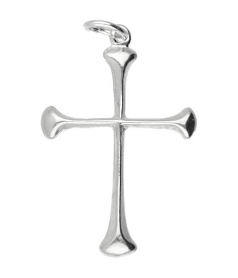 Zilveren Kruis ketting hanger, Sieraden, Tassen en Uiterlijk, Kettinghangers, Verzenden