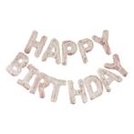 Happy Birthday Letterslinger Confetti 2m, Verzenden, Nieuw