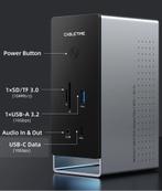 Cabletime  USB C – 16 in 1 Docking Station - 3 beeldschermen, Docking station, Laptop, Nieuw, Ophalen of Verzenden