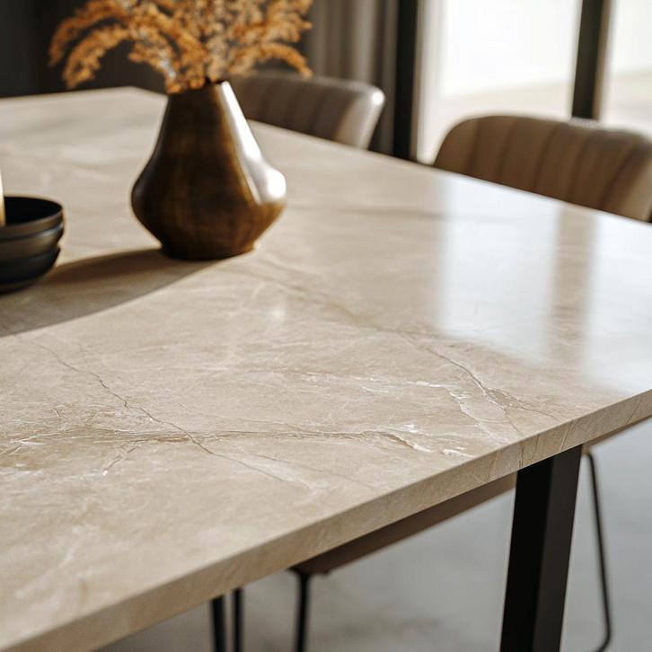 TAJ MAHAL EETKAMERTAFEL  RECHTHOEKIG (100X200 CM), Huis en Inrichting, Tafels | Eettafels