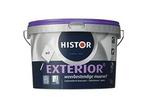 HIstor Exterior Muurverf - WIT - 1 liter, Doe-het-zelf en Verbouw, Verf, Beits en Lak, Wit, Nieuw, Ophalen of Verzenden, Verf