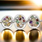 35 karaat aquamarijn, granaat, citrine,peridot, ioliet,, Verzamelen, Mineralen en Fossielen