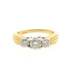 Gouden (verlovings)ring met diamant | 0,88 ct. (gouden ring), Sieraden, Tassen en Uiterlijk, Ringen, Gebruikt, Overige kleuren