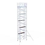 Rolsteiger Original 135x250 12,2m werkhoogte tegen de gevel, Doe-het-zelf en Verbouw, Steigers, Verzenden, Nieuw, Rolsteiger of Kamersteiger