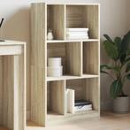 vidaXL Boekenkast 57x28,5x107,5 cm bewerkt hout sonoma, Huis en Inrichting, Verzenden, Nieuw, Overige houtsoorten