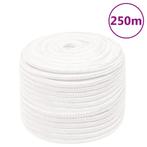 vidaXL Boottouw 12 mm 250 m polypropyleen volwit, Verzenden, Nieuw