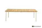 Apple Bee Milou tafel Oyster met teak blad 240 x 100 cm |, Tuin en Terras, Ophalen of Verzenden, Nieuw