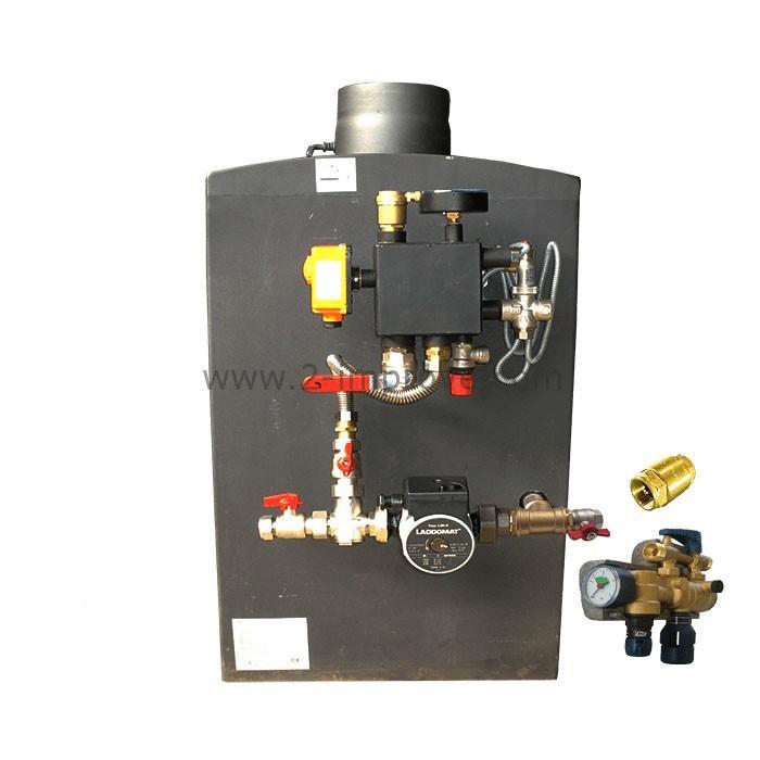 Complete aansluit set cv-houtkachel (Uni 2B), Doe-het-zelf en Verbouw, Geisers en Boilers, Verzenden