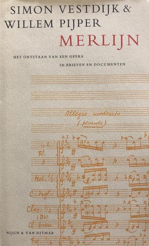 MERLIJN              ONTSTAAN OPEREA IN BRIEVEN DOCUMENT, Boeken, Literatuur, Gelezen, Verzenden