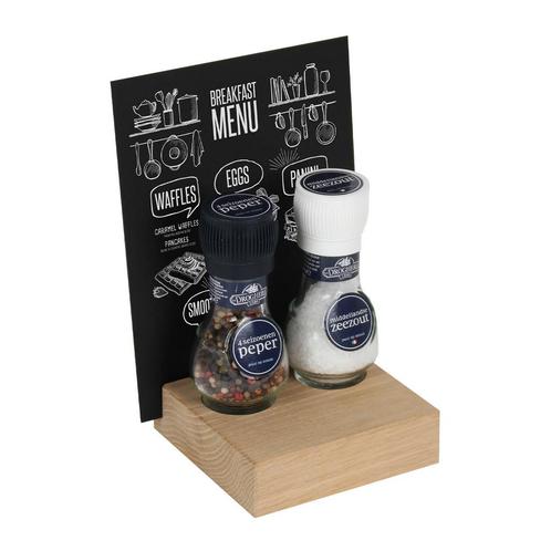 Menukaarthouder BLOC Eiken - Diameter 42 mm, Diepte 5 mm, G, Zakelijke goederen, Horeca | Meubilair en Inrichting
