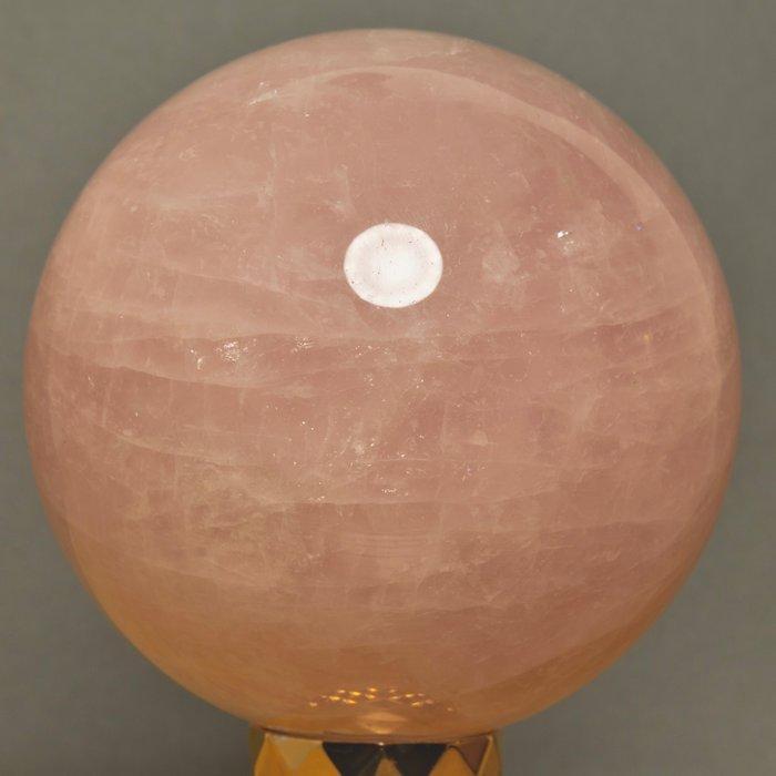 Rozekwarts Fijn gepolijste kwaliteit rozenkwarts bol -, Verzamelen, Mineralen en Fossielen