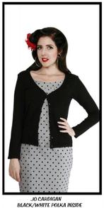 Collectif, Polkadot Cardigan in Red in Xsmall., Kleding | Dames, Verzenden, Nieuw
