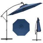 LIVSK Offset Parasol 300 cm - LED-verlichting op zonne-energ, Tuin en Terras, Verzenden, Nieuw
