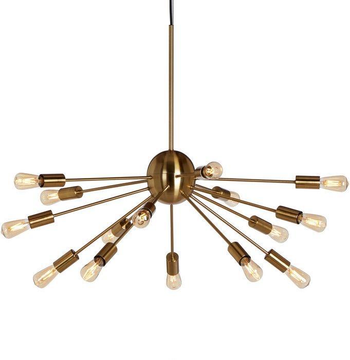 Herstal - Herstal Group - Plafondlamp - MIR Satijnmessing, Antiek en Kunst, Antiek | Lampen