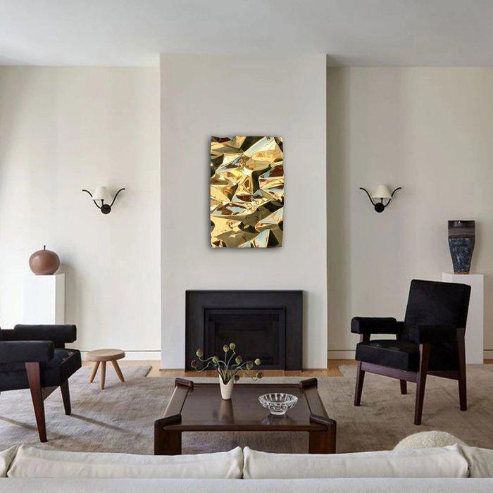 AVA Design - Golden Waves Premium design, Antiek en Kunst, Kunst | Designobjecten